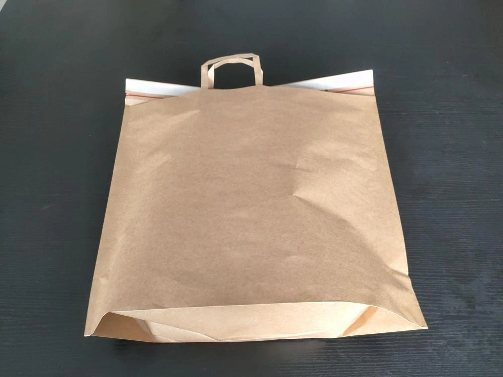 Automatic Paper Handle Bottom Gusset Bag Machine