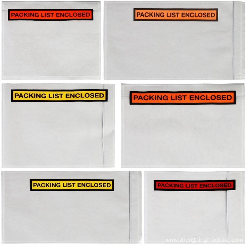 High Speed Packing List Envelope Machine